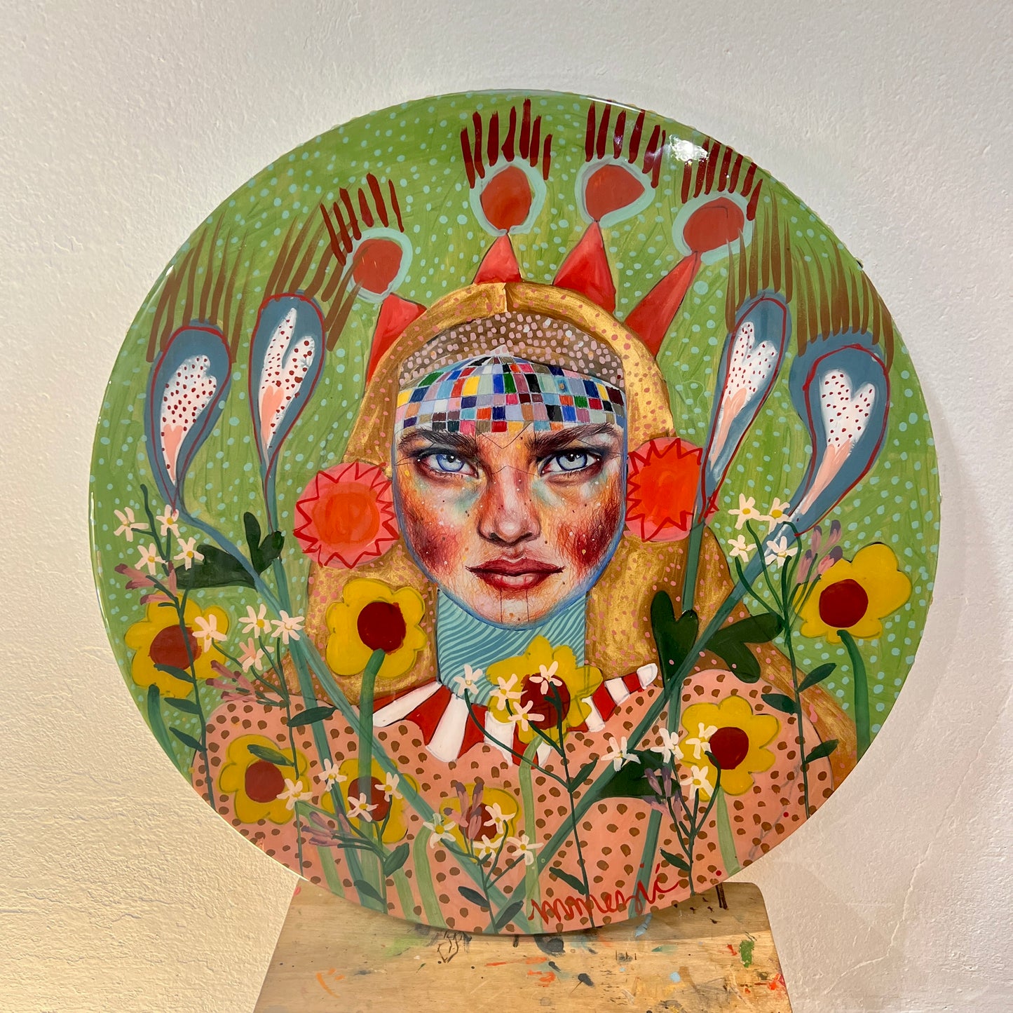 “Kali”  Resin Round