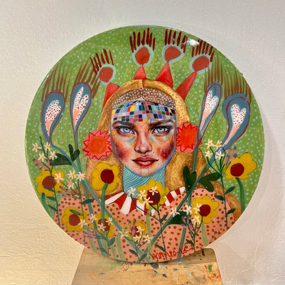 “Kali”  Resin Round