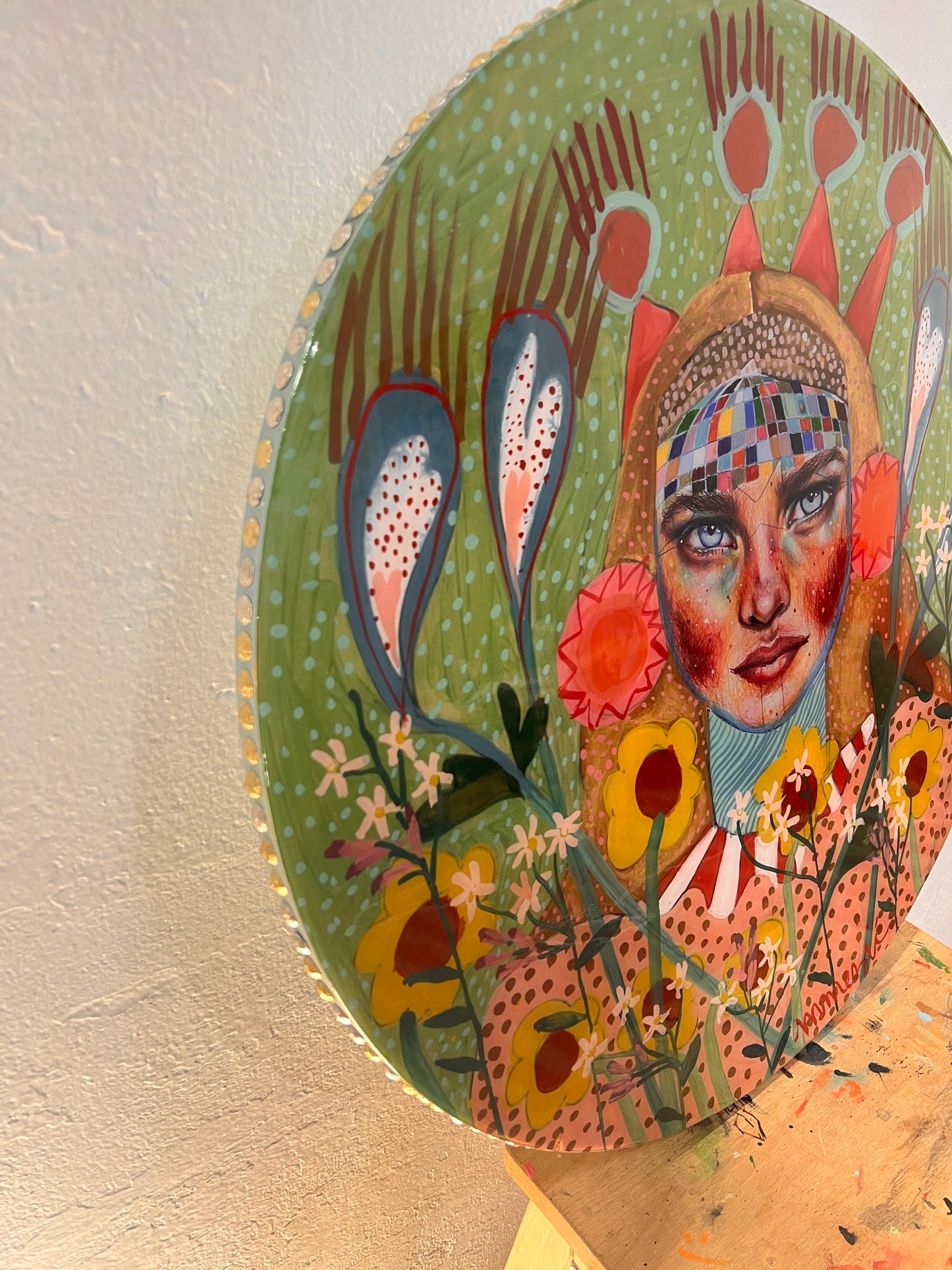 “Kali”  Resin Round