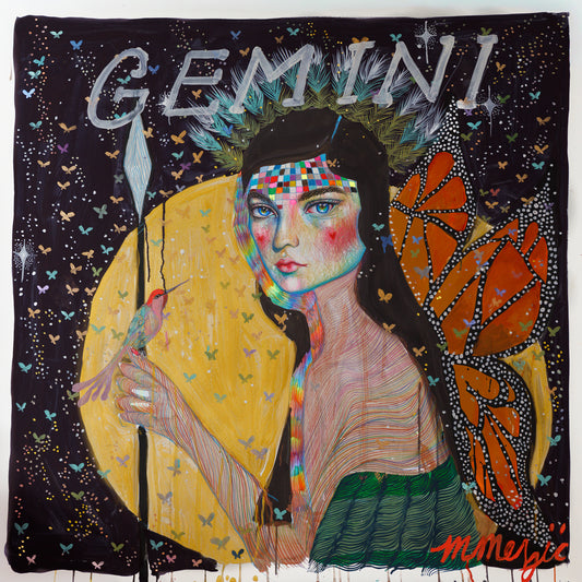 "GEMINI" — Horoscope Series | Limited Edition Fine Art Print