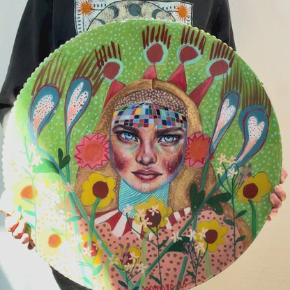 “Kali”  Resin Round