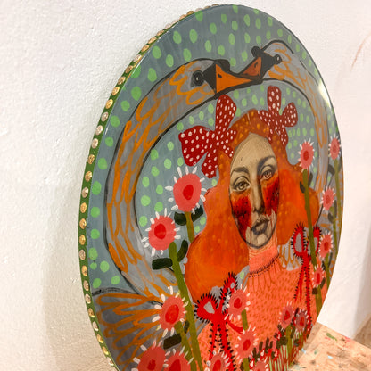 "Rosie" 60cm Resin Artwork